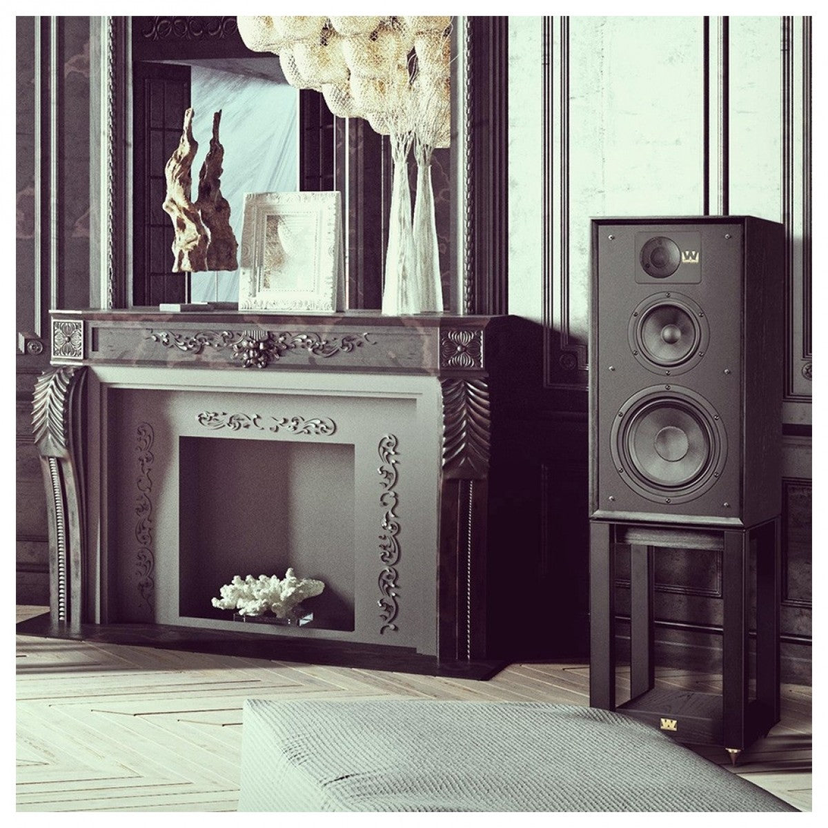 Arcam A5+ Integrated Amplifier with Wharfedale Linton Heritage Standmount Speakers with Matching Stands - Black