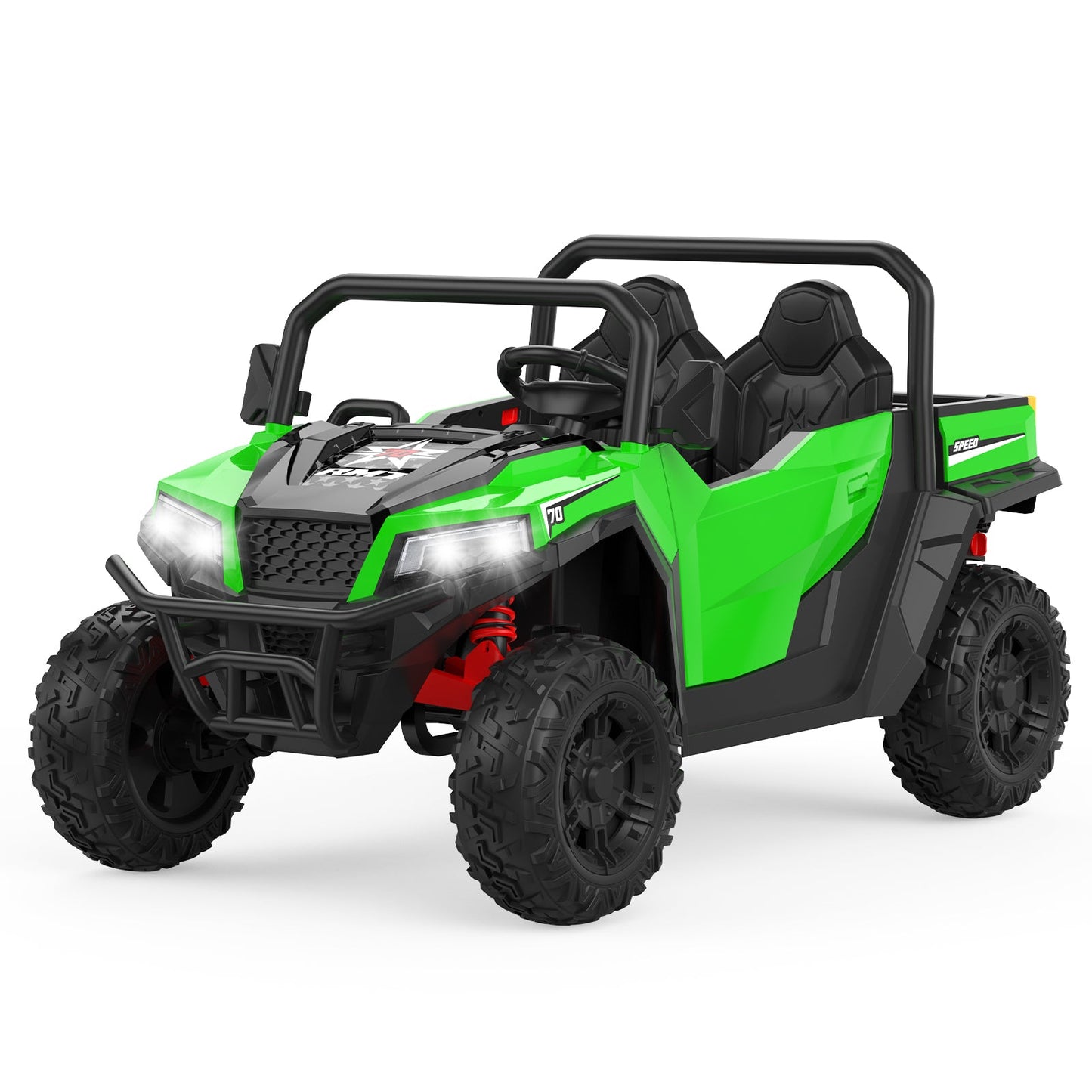 Garvee Ride - P Series: 24V Ride On Dump Truck for Big Kids, 4x4 Electric Car with Remote Control, Shovel, Bluetooth & Music, 24v Ride On Toys, Truck Car, Kids Electric Ride