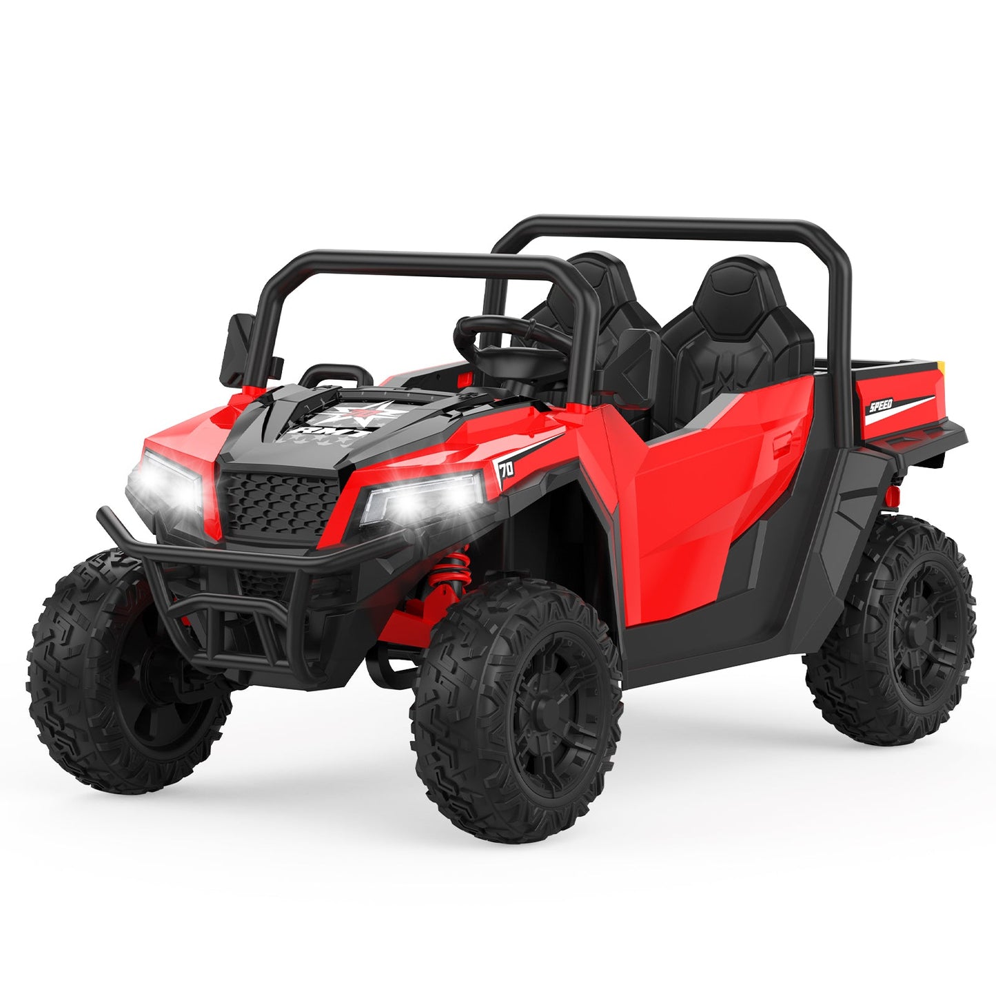 Garvee Ride - P Series: 24V Ride On Dump Truck for Big Kids, 4x4 Electric Car with Remote Control, Shovel, Bluetooth & Music, 24v Ride On Toys, Truck Car, Kids Electric Ride