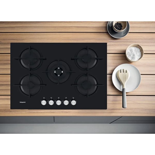 Hotpoint HGS 72S BK Hob Black