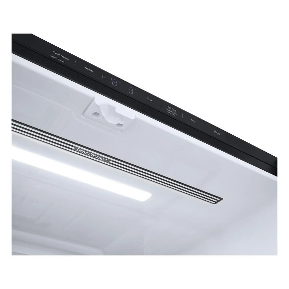 LG GMF960EV4E 646L NatureFRESH Plumbed American Style Fridge Freezer Black - E Rated