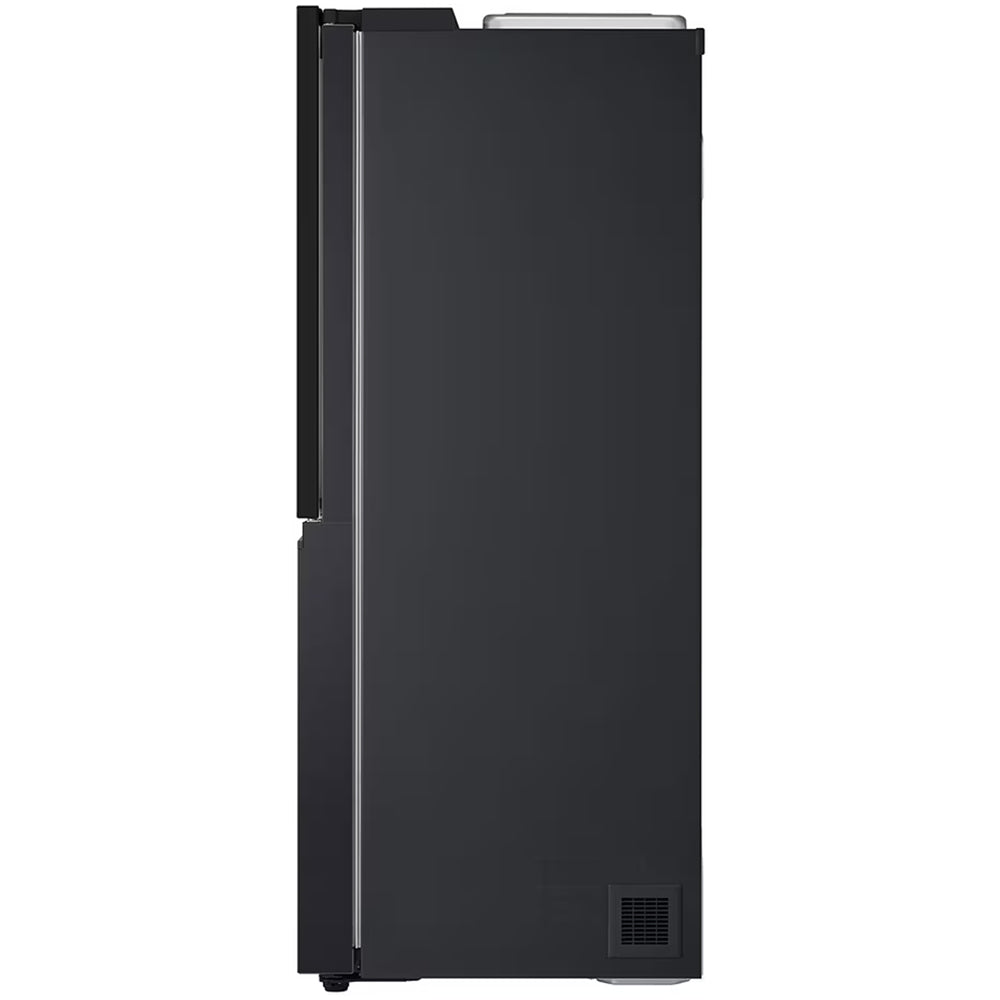LG GSXE91EVAD 628L InstaView Non-Plumbed Frost Free American Fridge Freezer Essence Black Steel