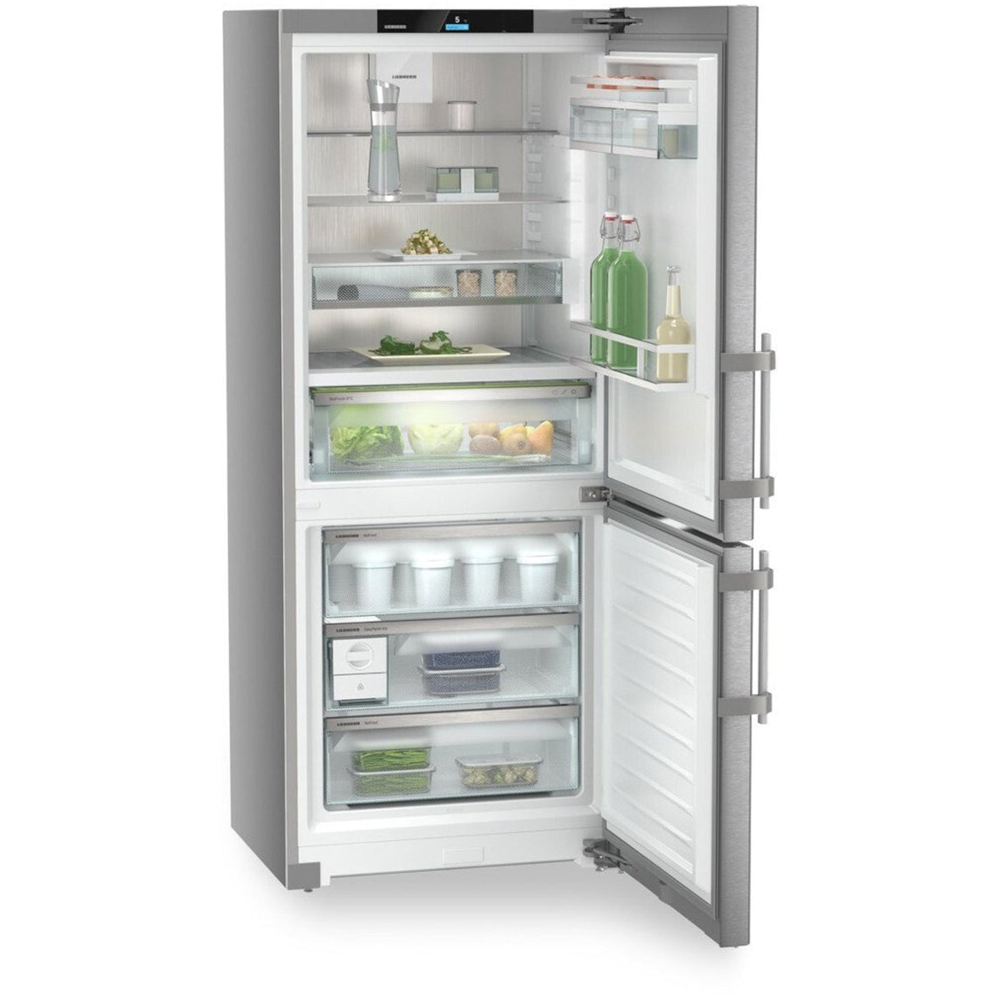 Liebherr Prime CBNSDC765I BioFresh No Frost Fridge Freezer Stainless Steel