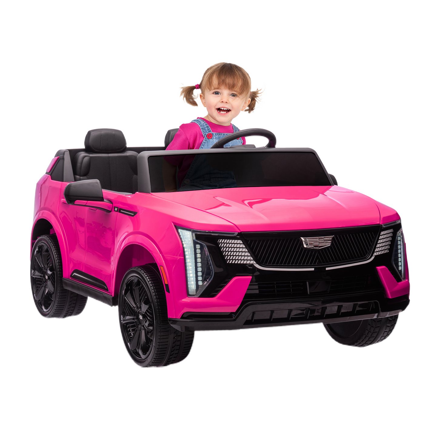Garvee Ride - P Series: 24V Licensed Ride On Truck with Remote Control - 2 Seater Electric Car for Kids w/ Parental Remote, LED Lights & Music Player | Battery Powered Ride-On Toy Truck for Boys & Girls