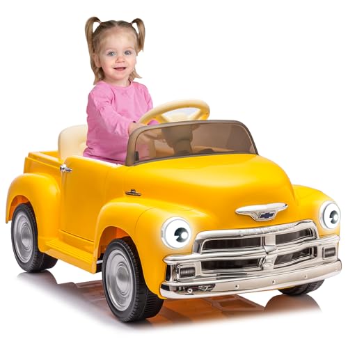 Garvee Ride - P Series: 12V Ride On Car for Kids Ages 3-5, Power Wheel Ride-on Toys W/parent Remote, Music Player, 4 Wheel Cushion, Kids Electric Cars with 2 Speed, Dual Doors, Front &ear Headlights
