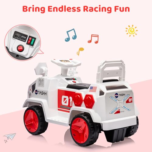 Garvee Ride - P Series: 6V Electric Toddlers Car, with Flash Lights, Music, Easy Control, for Indoor/Outdoor Use, Ride on Toy for Kids
