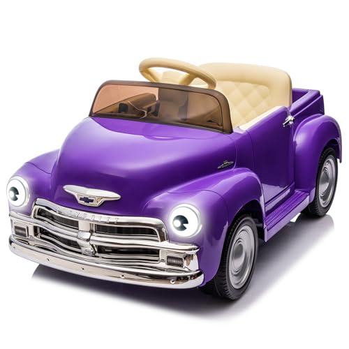 Garvee Ride - P Series: 12V Ride On Car for Kids Ages 3-5, Battery Powered Ride-on Toys W/Parent Remote, Music Player, 4 Wheel Cushion, Licensed Chevrolet Kids Electric Cars with 2 Speed, Dual Doors, Front & Rear Headlights