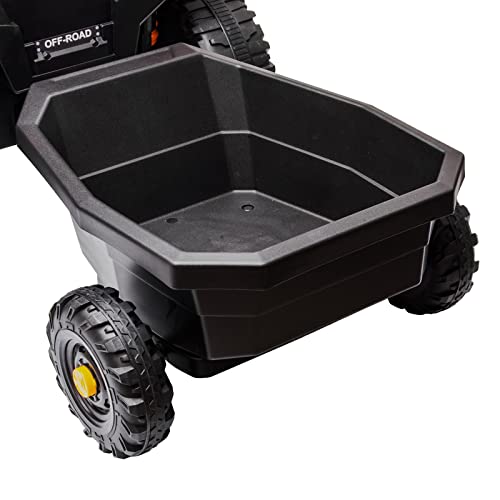 Garvee Trailer for 12V Kids Ride On Car Truck w/ Parent Remote Control (Trailer Only)