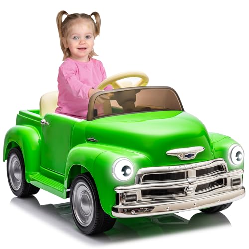 Garvee Ride - P Series: 3, 12V Ride On Car for Kids with Lcd Show, Led Lights, Battery Powered 4-Wheels Ride On Toy with Seat Belt, Slow Start, Electric Toy Car