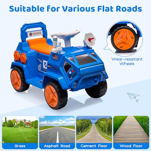 Garvee Ride - P Series: 6V Electric Toddlers Car, with Flash Lights, Music, Easy Control, for Indoor/Outdoor Use, Ride on Toy for Kids