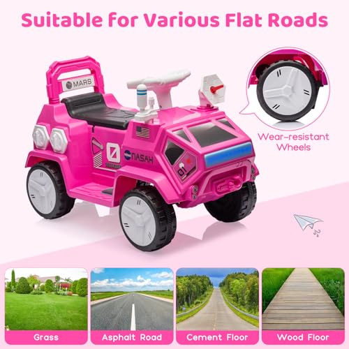 Garvee Ride - P Series: 6V Electric Toddlers Car, with Flash Lights, Music, Easy Control, for Indoor/Outdoor Use, Ride on Toy for Kids