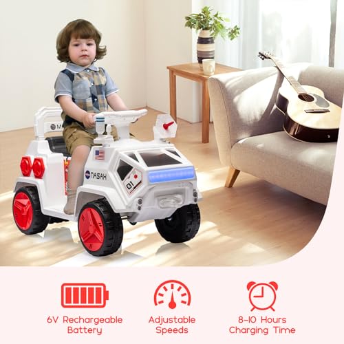 Garvee Ride - P Series: 6V Electric Toddlers Car, with Flash Lights, Music, Easy Control, for Indoor/Outdoor Use, Ride on Toy for Kids