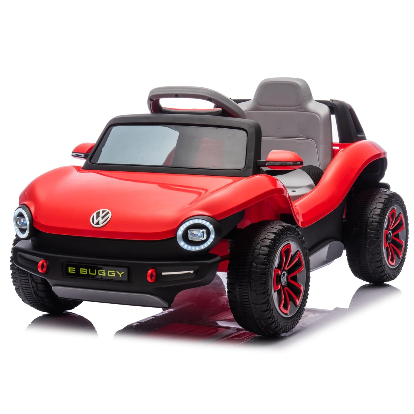 Garvee Ride - P Series: 12V Ride-On Toy With Remote Control | LED Lights, MP3, and Bluetooth | For Boys and Girls, Red