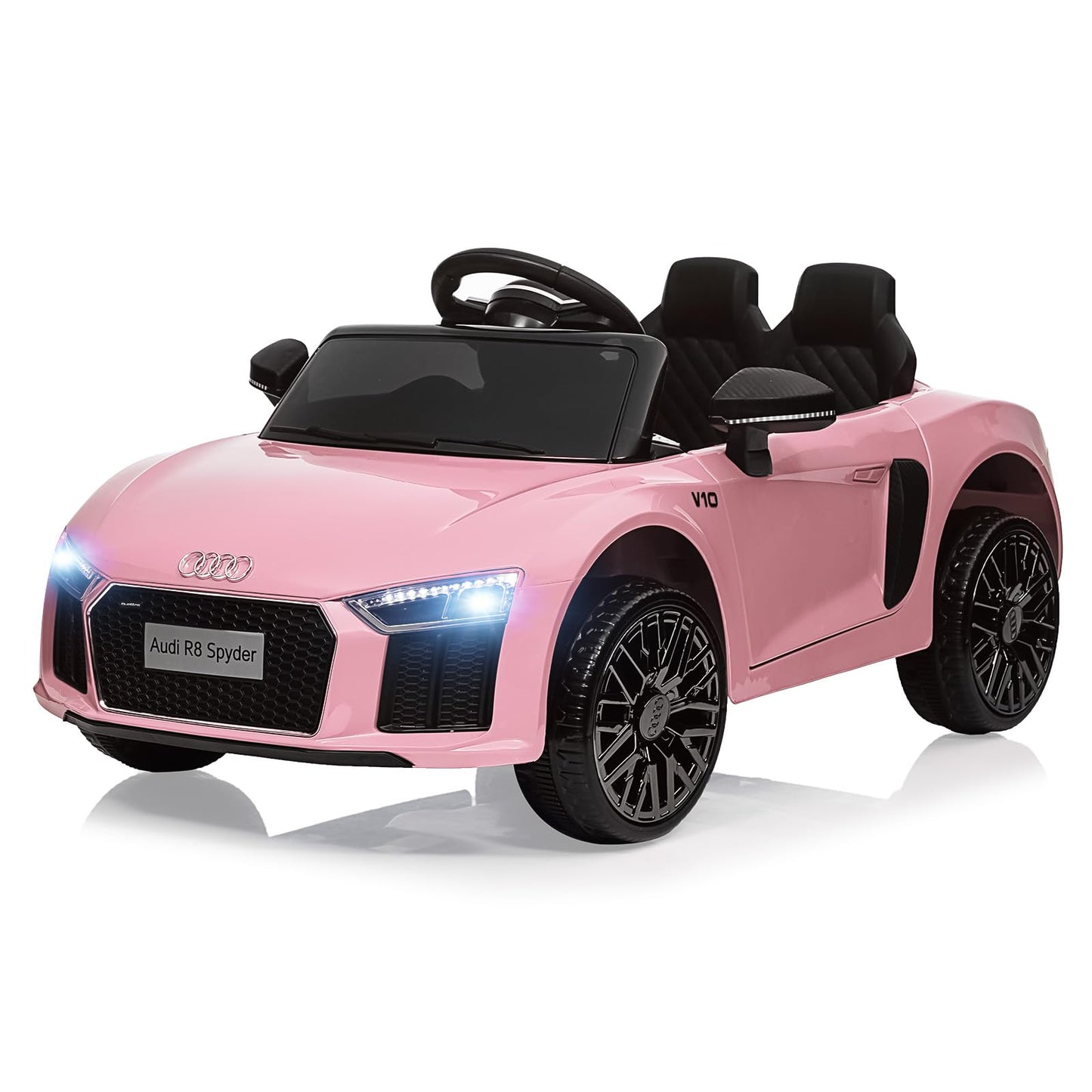 Garvee Ride - P Series: 12V Power Battery Electric Vehicles for 3-7 Toddlers, Licensed Toy Car with Remote Control, MP3 Player - Pink