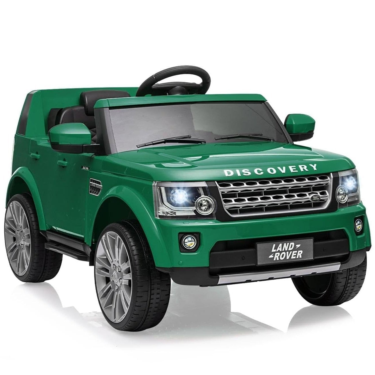 Garvee Ride - P Series: 12V 4.5 MPH, Parent Remote Control, Music Player, MP3, LED Lights, Green, 3-8 Years