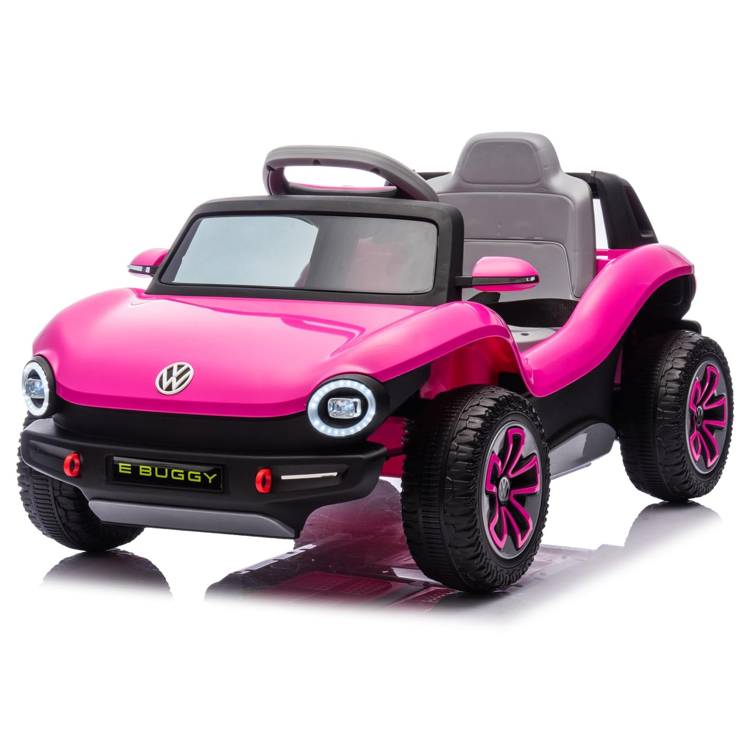 Garvee Ride - P Series: 12V Ride-On Toy With Remote Control | LED Lights, MP3, and Bluetooth | For Boys and Girls, Pink
