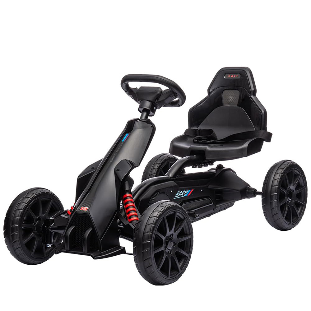 Garvee Ride - P Series: 12V Electric Go Kart for Kids,7Ah Battery Powered Car for Toddlers, Adjustable Seat, High/Low Variable Speeds,EVA Wheels, for 3-6 Years - Black