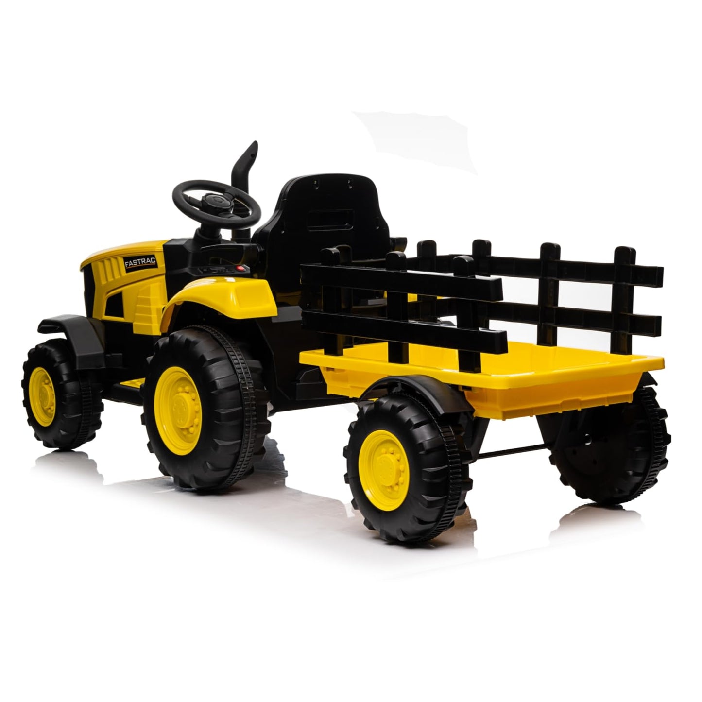 Garvee Ride - P Series: 12V Remote Control Tractor for Kids: 7-LED Lights, Safety Belt, for Ages 3+