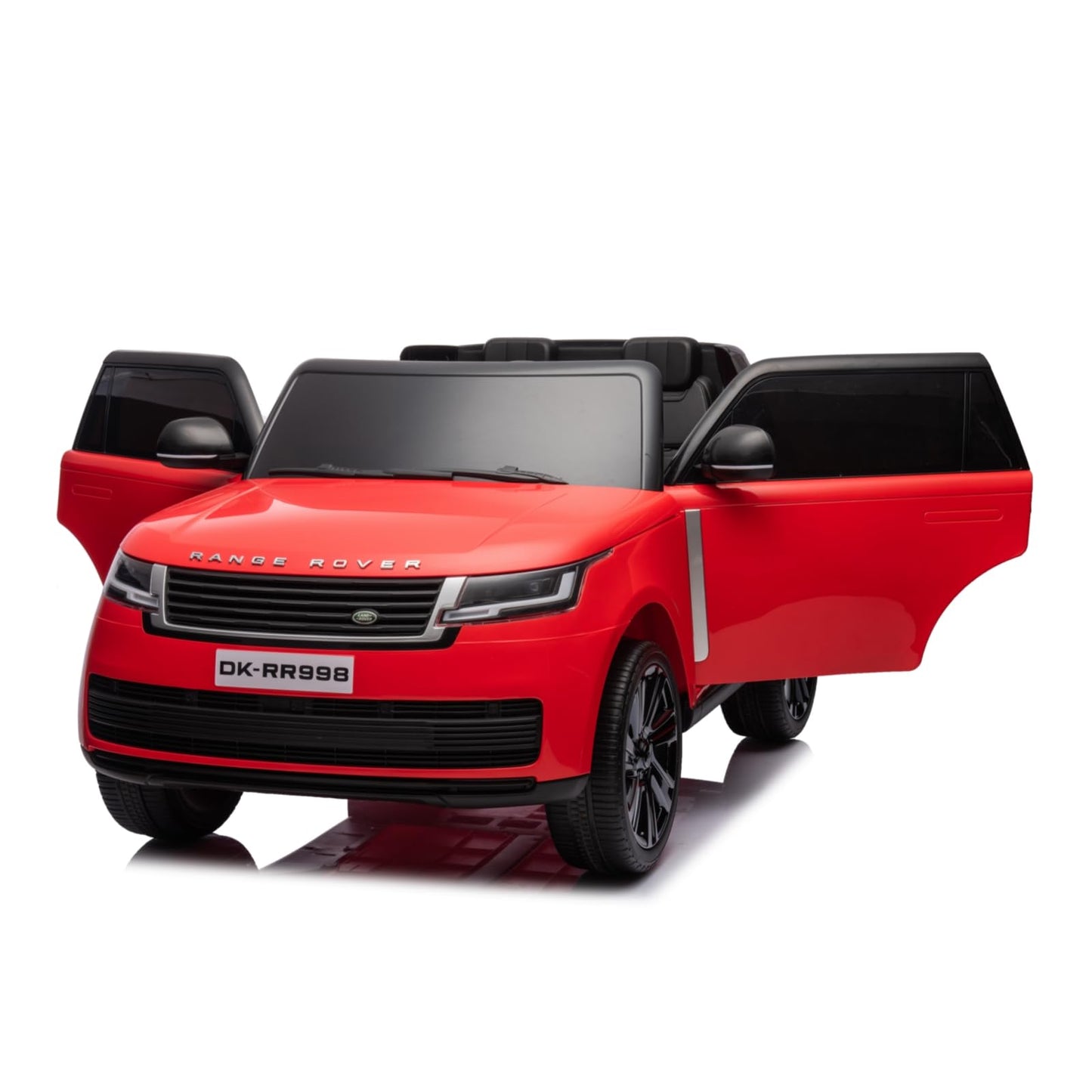 Garvee Ride - P Series: 24V 2-Seater Land Rover Ride-On Car For age 3+, With MP3, 3 Speeds, Remote Control, LED, 4-Wheel Suspension - Red