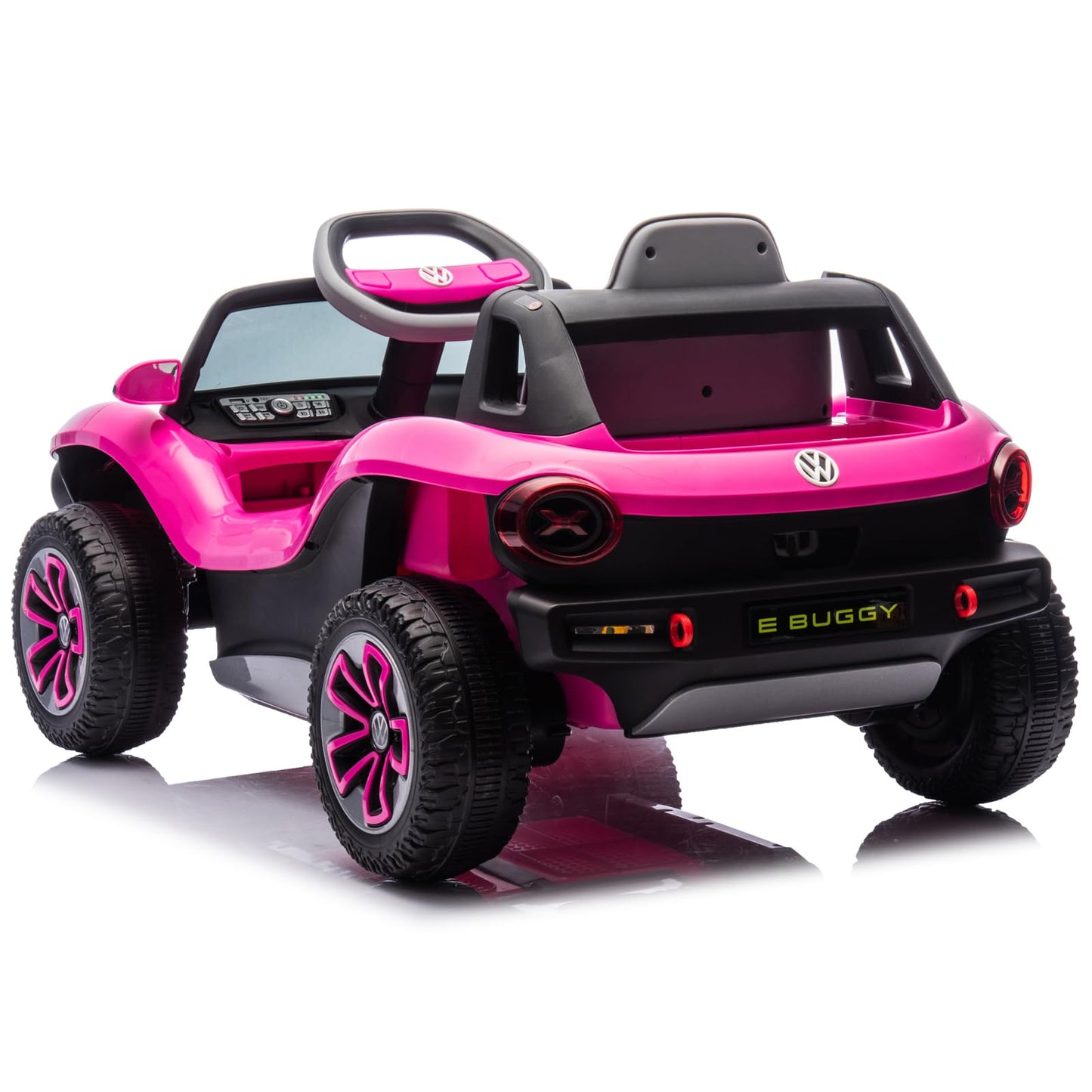 Garvee Ride - P Series: 12V Ride-On Toy With Remote Control | LED Lights, MP3, and Bluetooth | For Boys and Girls, Pink