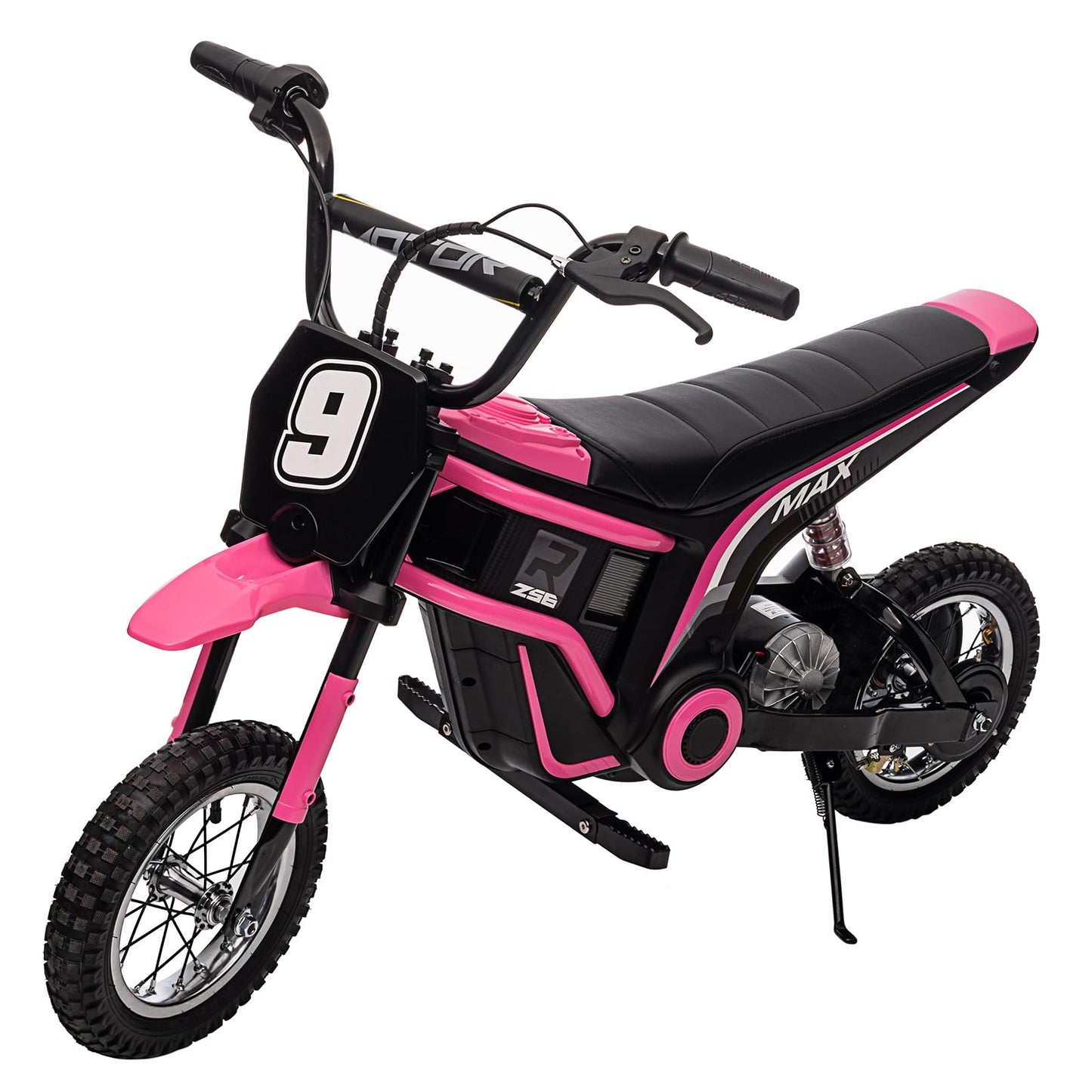 Garvee Ride - T Series: 24V-10A 350W Ride On Electric Dirt Bike For Kids Ages 13+, 14.29MPH, 3-Speed - Pink-9