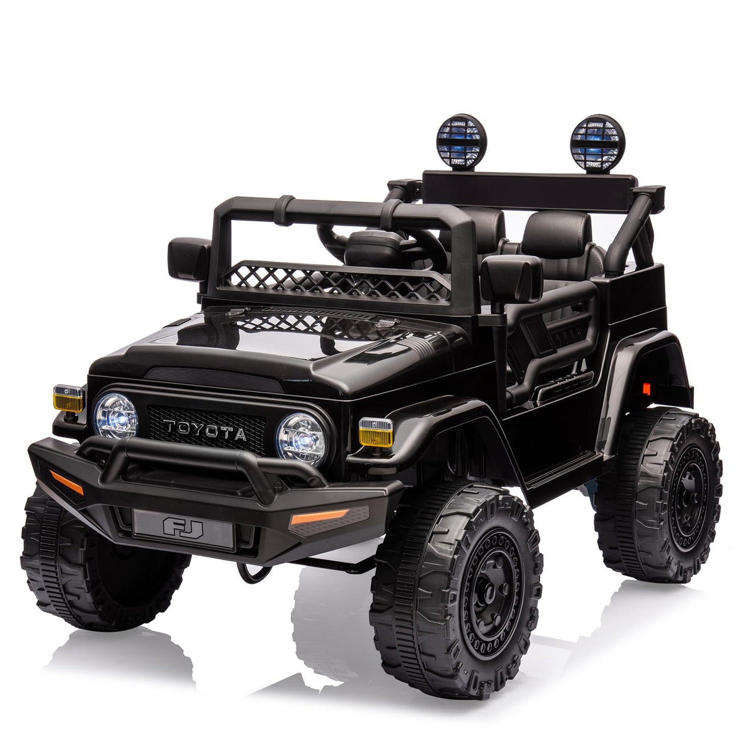 Garvee Ride - P Series: 12V Ride-On Truck for Kids: Remote Control, Battery Powered Electric Car, Music, LED Lights, Suspension System, Double Doors, Safety Belt, Ride-On Toy