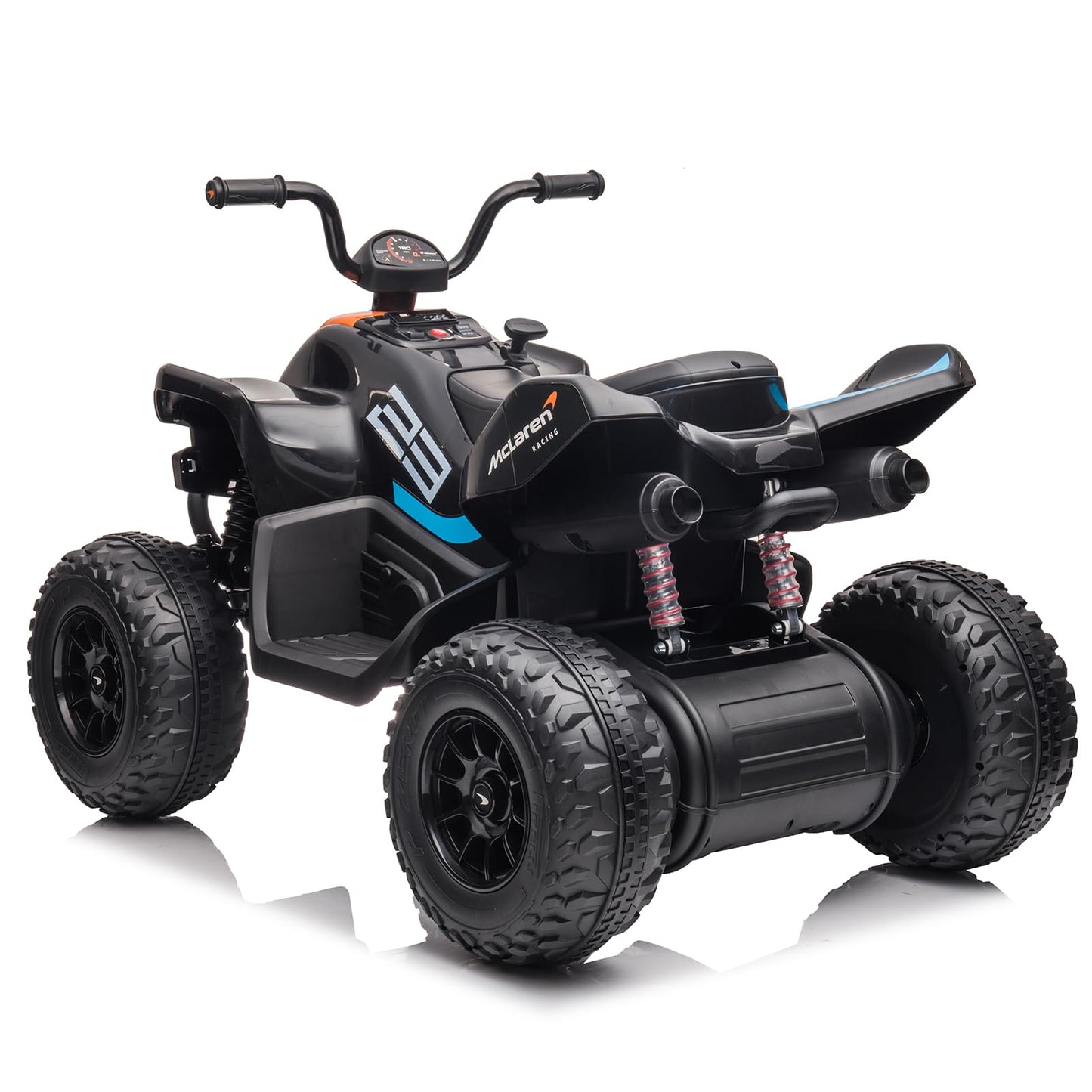 Garvee Ride - P Series: 24V McLaren Ride-On Car: Dual Motors, LED, Music Mode, 4-Wheel Suspension, USB/Media, for Ages 3+, 57lb Load