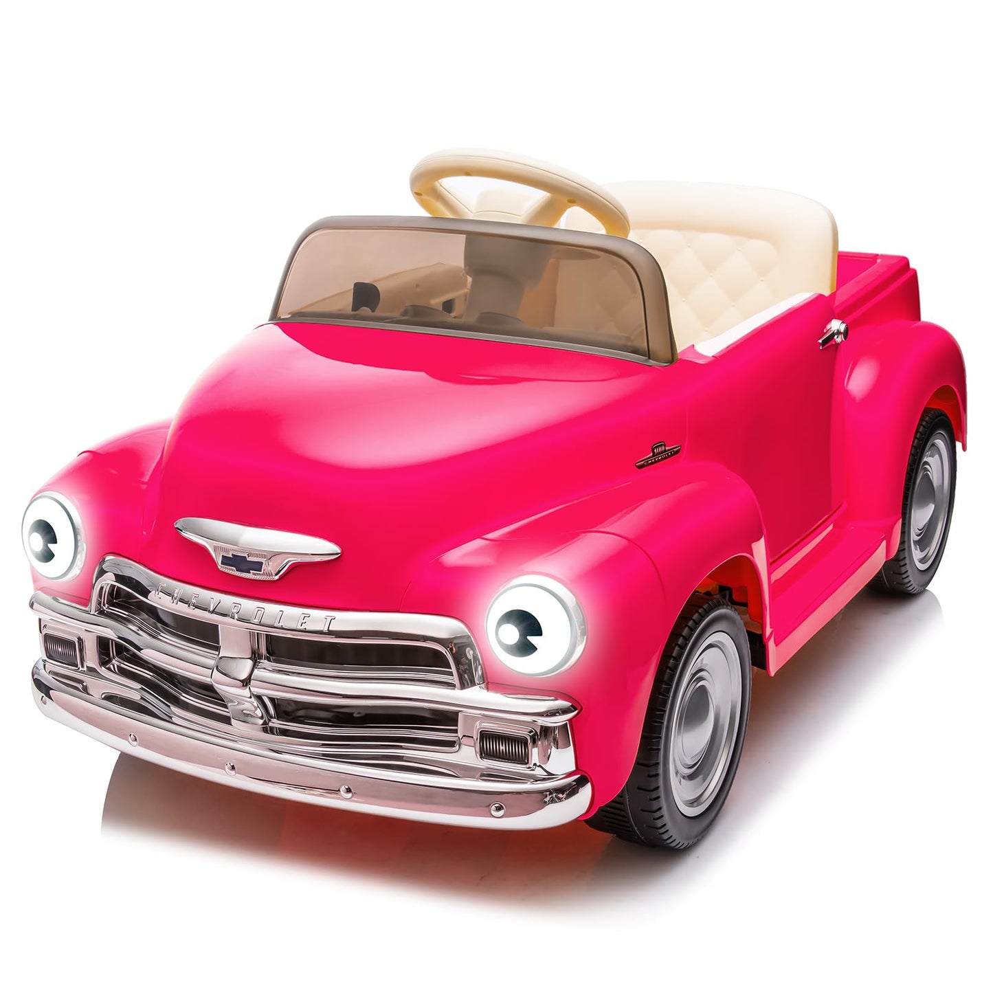 Garvee Ride - P Series: 3, Licensed Chevrolet 12V Ride on Car for Kids with LCD Show, Led Lights, Battery Powered 4-Wheels Ride on Electric Vehicle Toy with Seat Belt