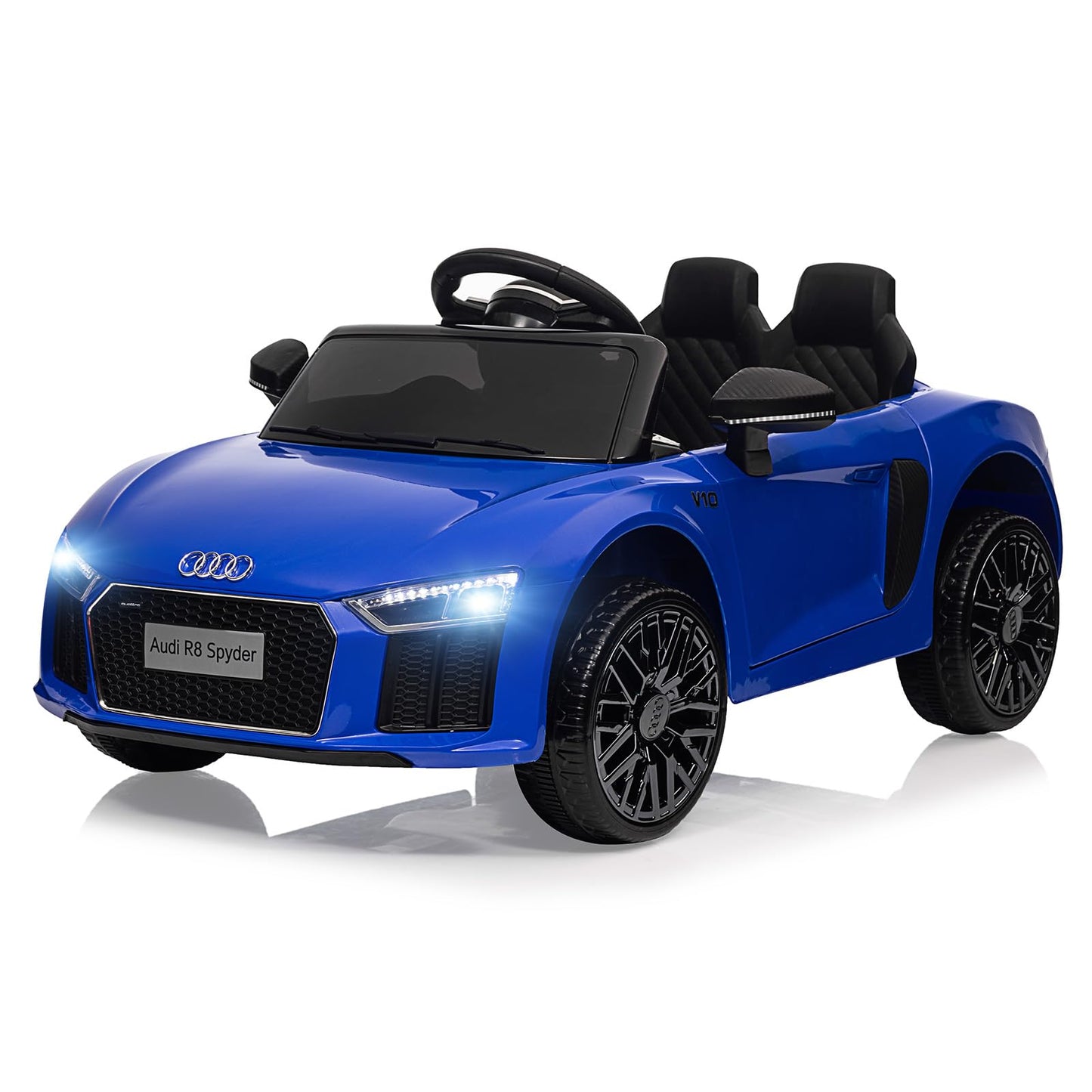 Garvee Ride - P Series: 12V Licensed Audi Ride-On Car: Remote Control, MP3, LED, Bluetooth, Horn, for Ages 3-7