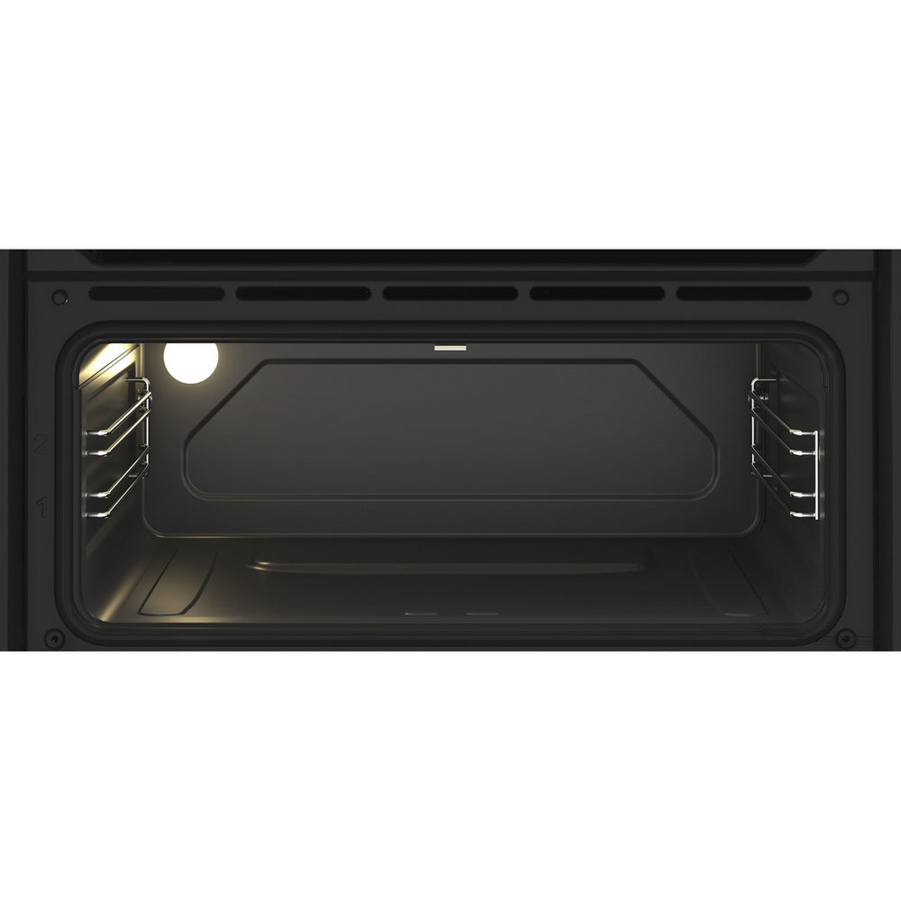 Hotpoint DIH10DW Built In Electric Double Oven with Enamel Liners White
