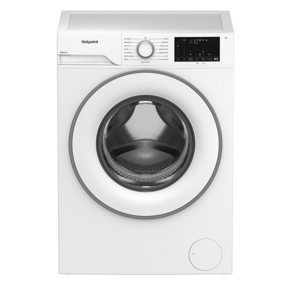 Hotpoint HEV841WUK 8kg 1400 Spin Freestanding Washing Machine White