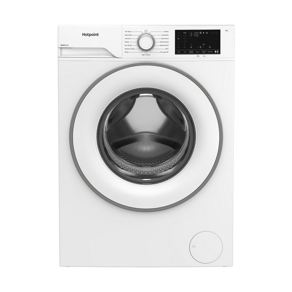 Hotpoint HEV841WUK 8kg 1400 Spin Freestanding Washing Machine White
