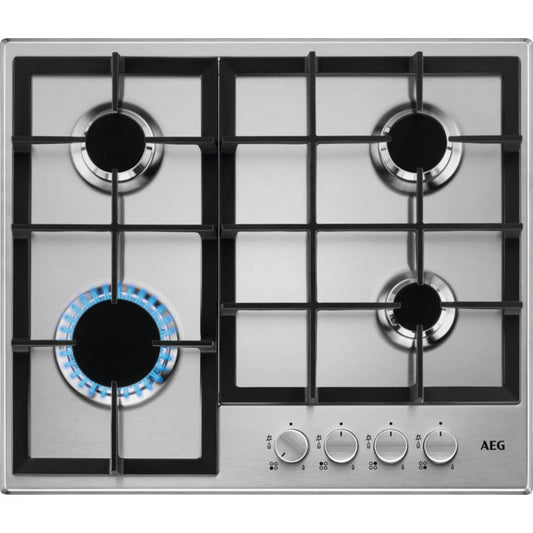AEG Series 3000 HGE64200SM 60cm Slim line Gas Hob Stainless Steel