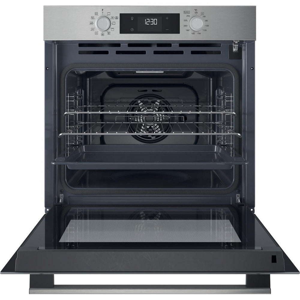 Hotpoint HO278PXUK Class 2 60cm Built In Electric Single Multifunction Pyrolytic Oven Silver