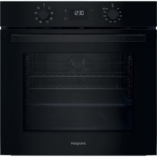 Hotpoint HO455HBUK Class 2 Built-In Single Multifunction Oven with Multiflow Black
