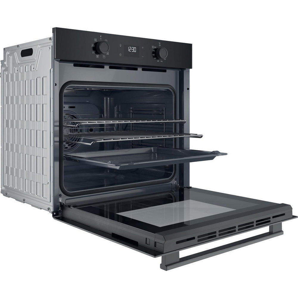 Hotpoint HO455HBUK Class 2 Built-In Single Multifunction Oven with Multiflow Black