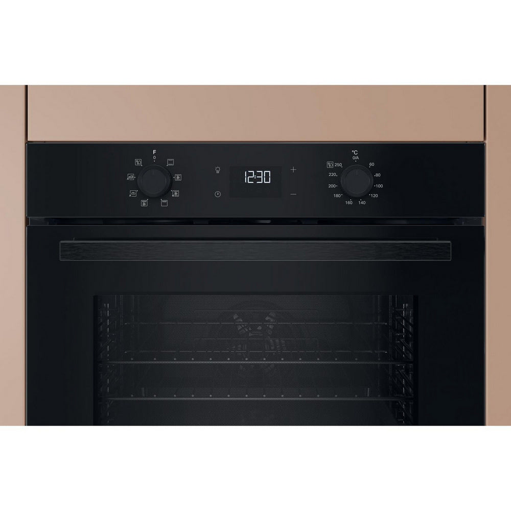 Hotpoint HO455HBUK Class 2 Built-In Single Multifunction Oven with Multiflow Black