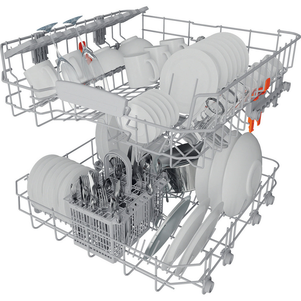 Hotpoint HP2FFC14BN6WUK Freestanding Dishwasher with ActiveDry 14 Place Settings White