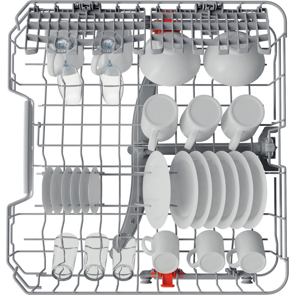 Hotpoint HP2FFC14BN6WUK Freestanding Dishwasher with ActiveDry 14 Place Settings White