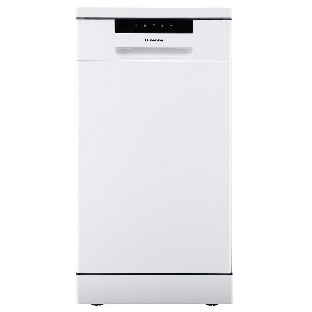 Hisense Hi4 HS523E15WUK Freestanding Slimline Dishwasher 10 Place Settings White