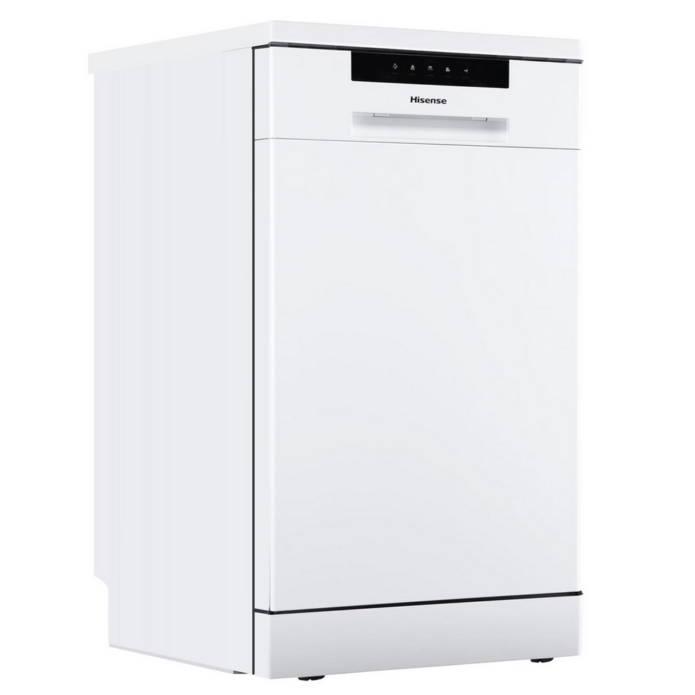 Hisense Hi4 HS523E15WUK Freestanding Slimline Dishwasher 10 Place Settings White