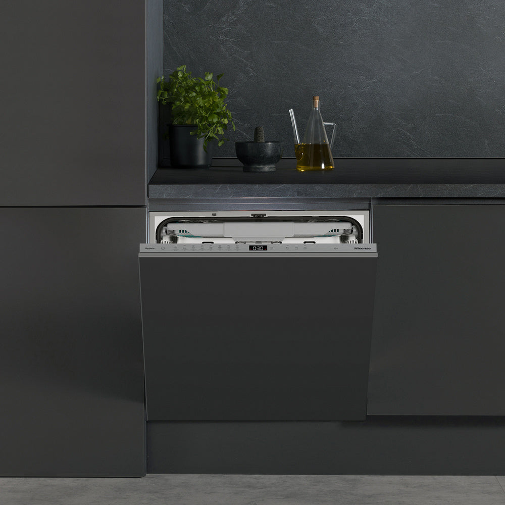 Hisense Hi6 HV16AUK Full-Size Fully Integrated Dishwasher 16 Place Settings