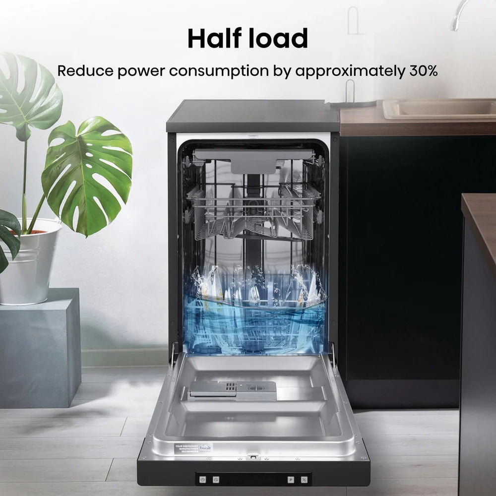 Hisense HS523E15BUK Slimline Freestanding Dishwasher 10 Place Settings Black - E Rated