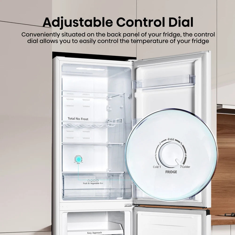 Hisense RB327N4WWE 50/50 Total No Frost Fridge Freezer White - E Rated