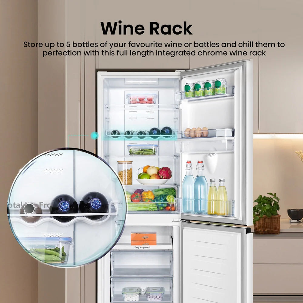 Hisense RB327N4WWE 50/50 Total No Frost Fridge Freezer White - E Rated