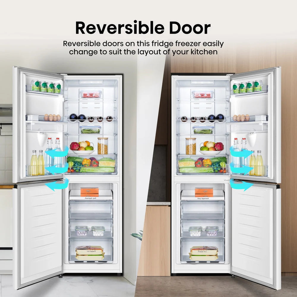 Hisense RB327N4WWE 50/50 Total No Frost Fridge Freezer White - E Rated
