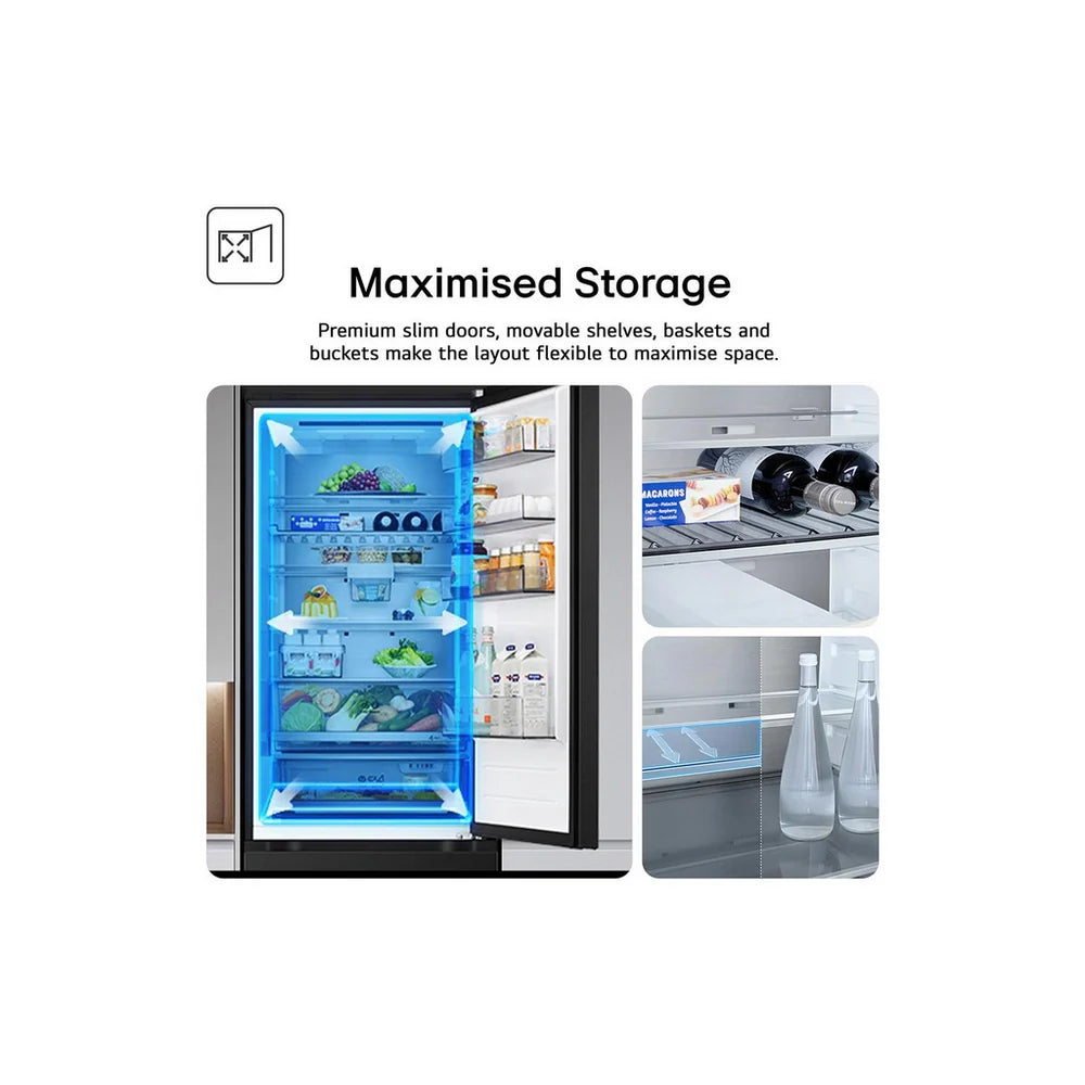 LG GBBW322CPY 465L Fit & Max Total No Frost Fridge Freezer Silver