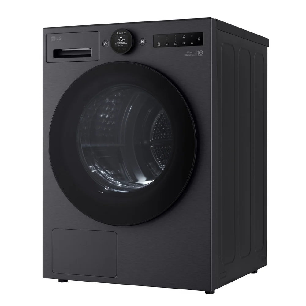LG RHX7010TBB AI Dry 10kg Dual Inverter Heat Pump Tumble Dryer Black
