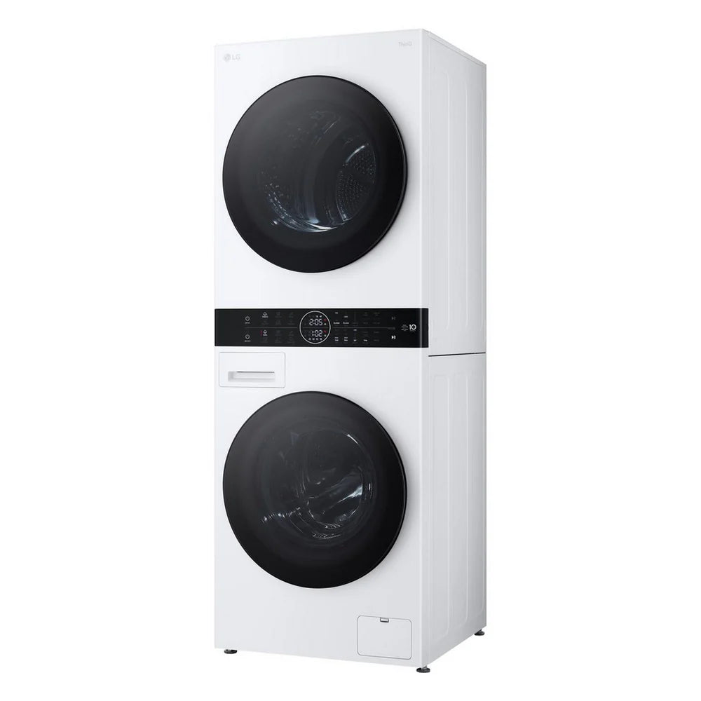 LG WT1210WWF 12kg/10kg 1400 Spin WashTower TurboWash Washer Dryer White