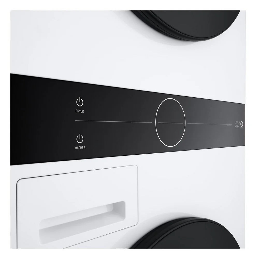 LG WT1210WWF 12kg/10kg 1400 Spin WashTower TurboWash Washer Dryer White